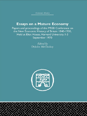 cover image of Essays on a Mature Economy
